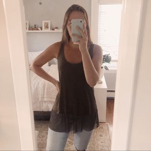 ❗️NWT❗️Zara Tank Top w/ Mesh